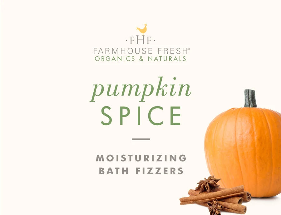 Farmhouse Fresh Pumpkin Spice Bath Fizzers