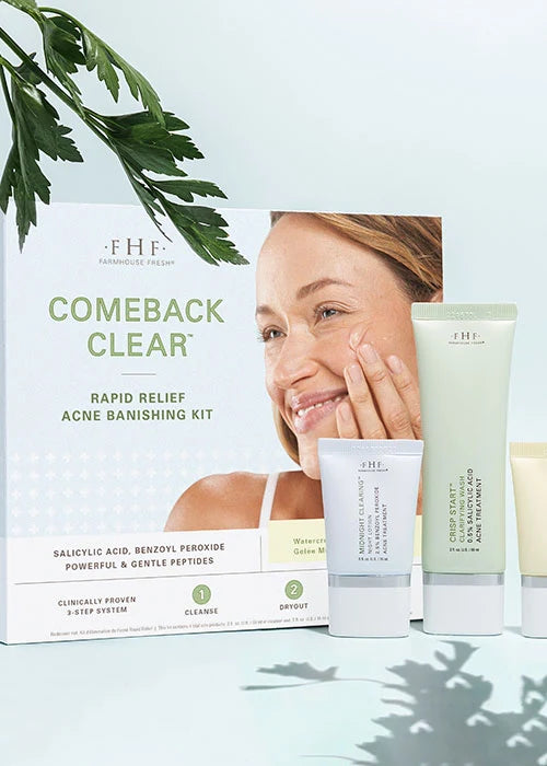 Farmhouse Fresh  Comeback Clear® Rapid Relief Acne Kit